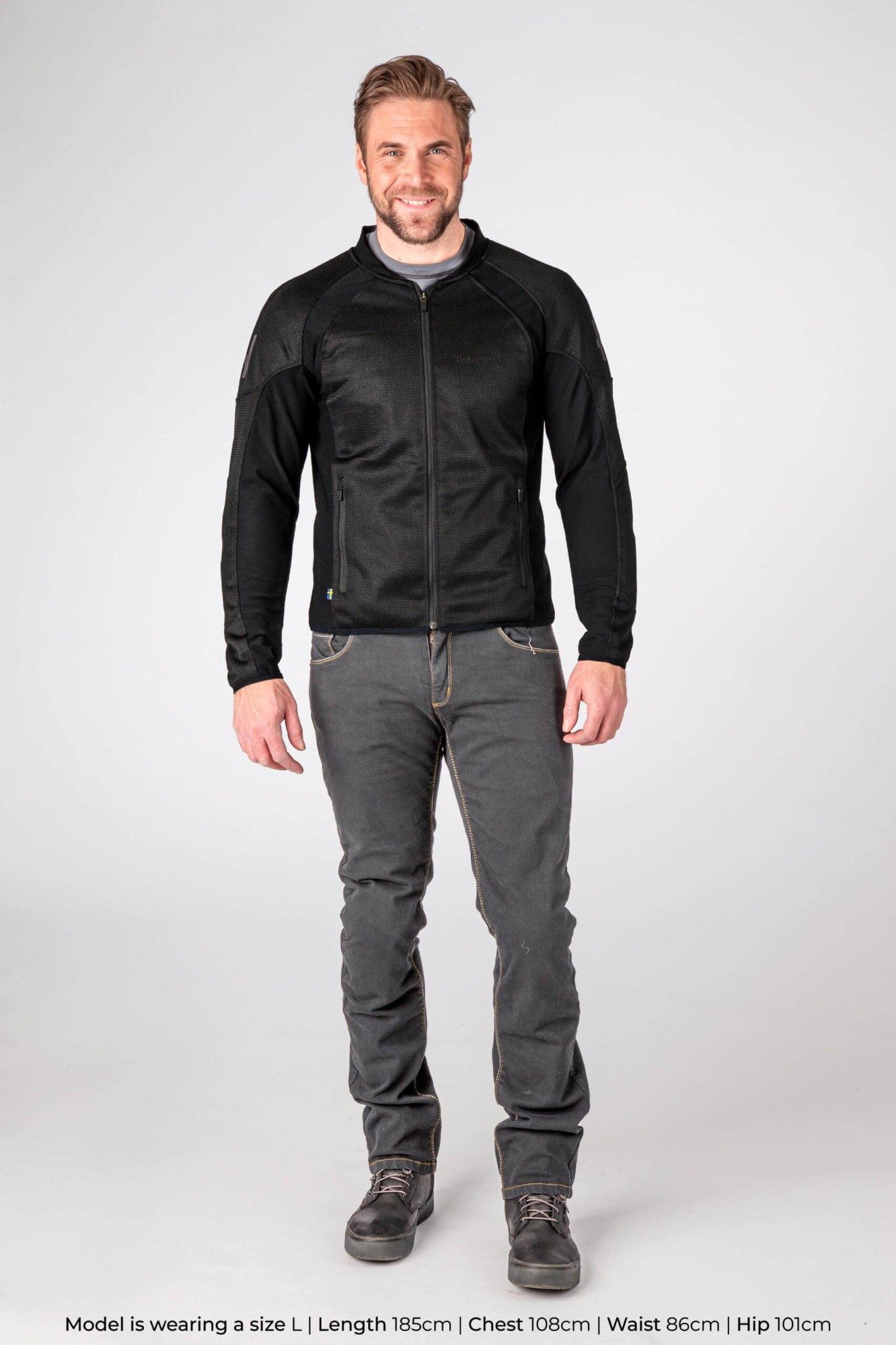 Image of Halvarssons Edane Jacket Black Size XL EN
