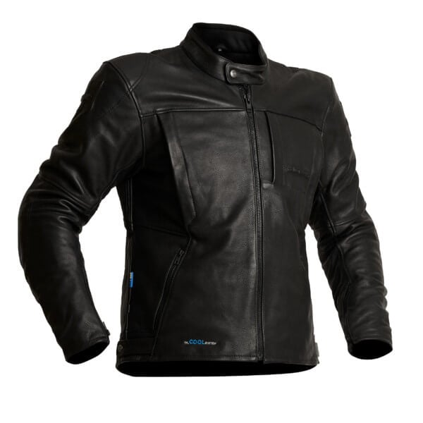 Image of Halvarssons Leather Racken Noir Blouson Taille 54