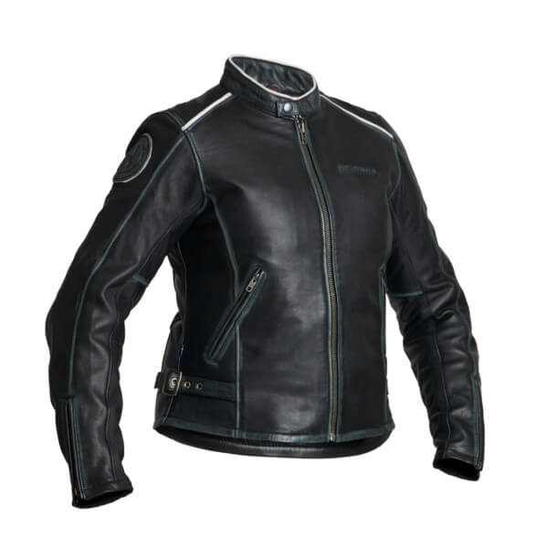 Image of Halvarssons Nyvall Leather Jacket Lady Black Size 44 ID 6438235205343