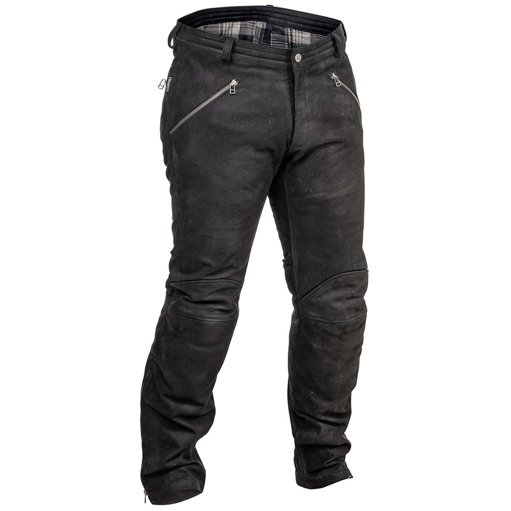 Image of Halvarssons Sandtorp Leather Pants Black Size 52 EN