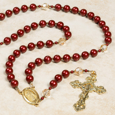 Image of Handmade Divine Mercy Chaplet Rosary