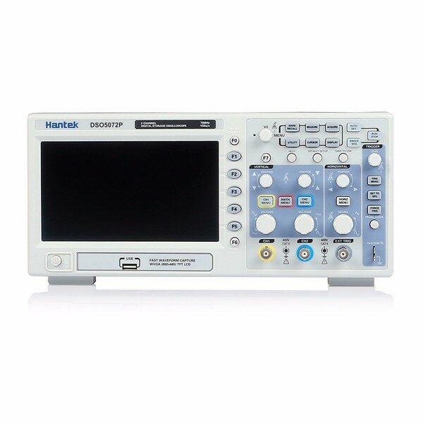 Image of Hantek DSO5072P Digital Storage Oscilloscope 70MHz 2Channels 1GSa/s 7inch TFT LCD