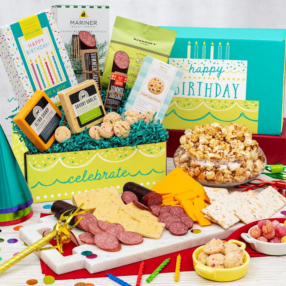 Image of Happy Birthday Sweet and Savory Gift Box