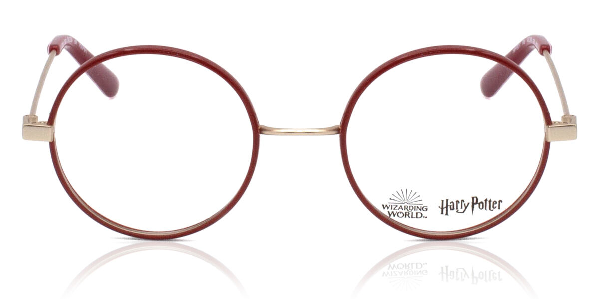 Image of Harry Potter Collection HP001 RE-M Óculos de Grau Vermelhos Masculino PRT