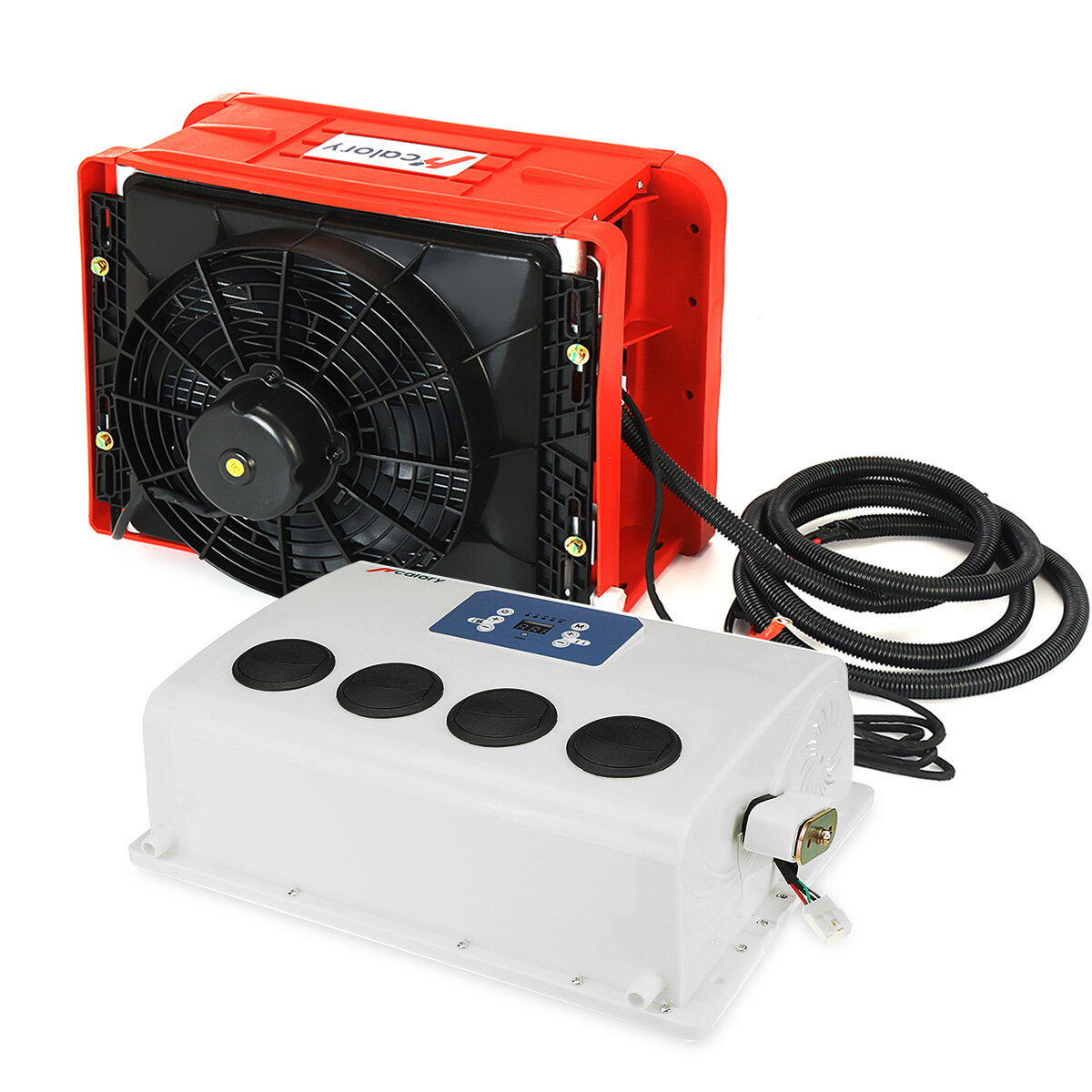 Image of Hcalory 12V/24V Portable Car Air Conditioner Fan Water Refrigeration SplitAir Conditioning Fans