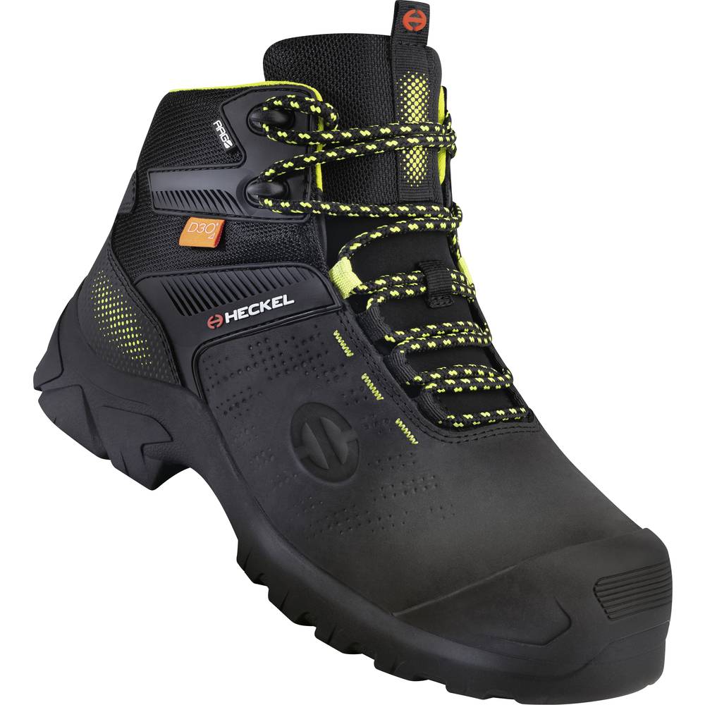 Image of Heckel MACCROSSROAD 30 S3 HIGH META 6735337 Safety work boots S3 Shoe size (EU): 37 Black 1 Pair