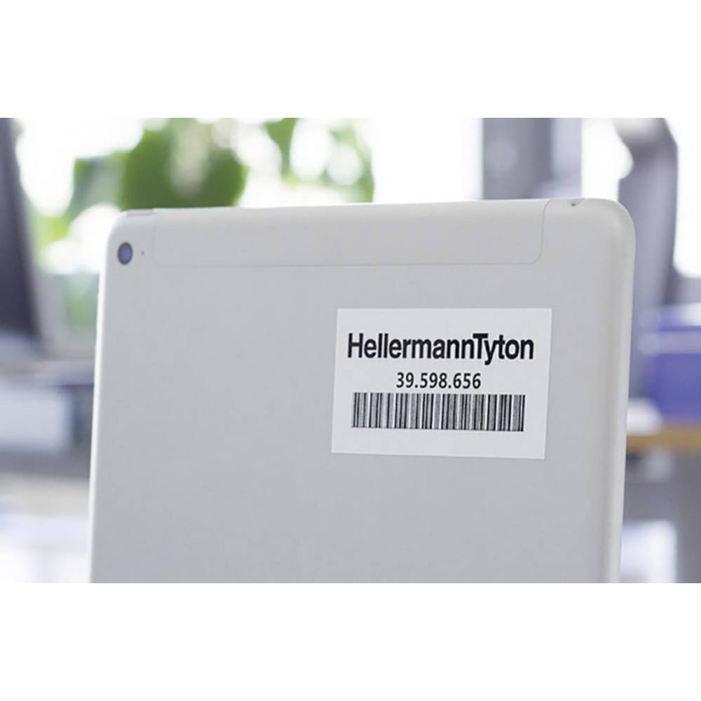 Image of HellermannTyton 594-11011 TAG163LA4-1101-WH-1101-WH Laser printer label