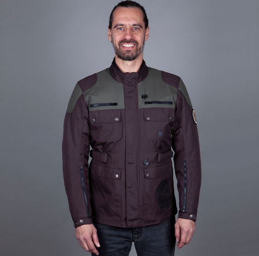 Image of Helstons Desert Fabrics Jacket Brown Khaki Size L EN