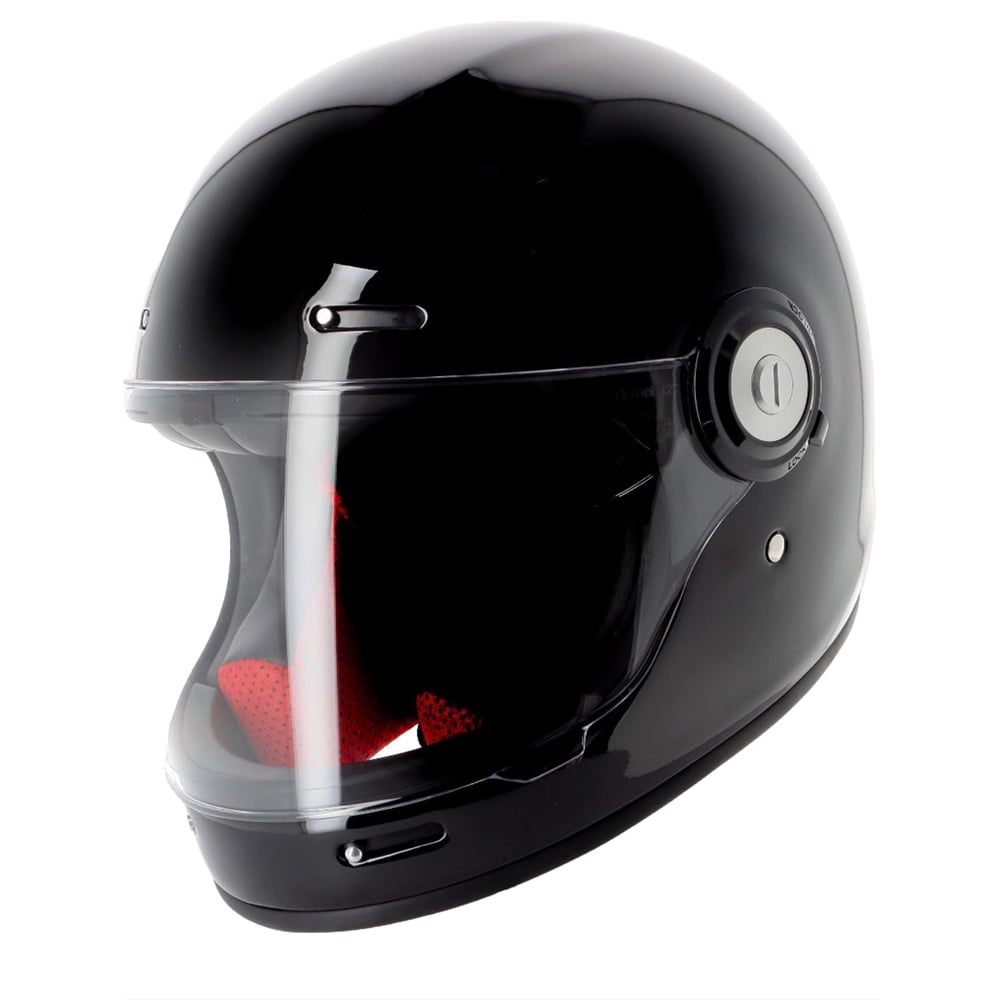 Image of Helstons Naked Carbon Glossy Black Full Face Helmet Size XL ID 3662136109858
