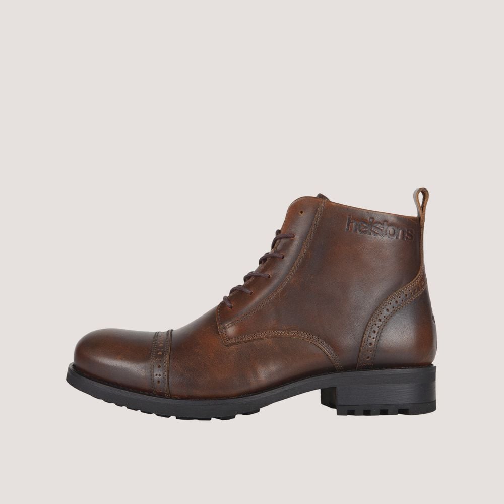 Image of Helstons Rogue Marron Leather Chaussures Taille 40