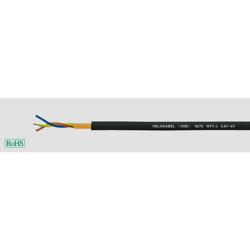 Image of Helukabel 32002 Earth cable NYY-J 1 G 6 mmÂ² Black 100 m