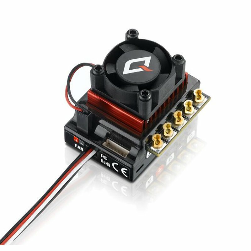 Image of Hobbywing QUICRUN 10BL120 Sensored 120A 2-3S Lipo Speed Brushless ESC For 1/10 1/12 RC Car Parts