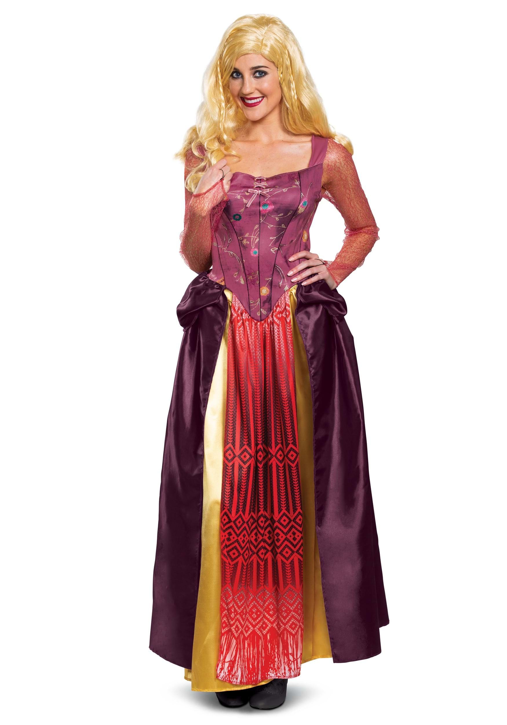 Image of Hocus Pocus Adult Deluxe Sarah Costume ID DI109009-S