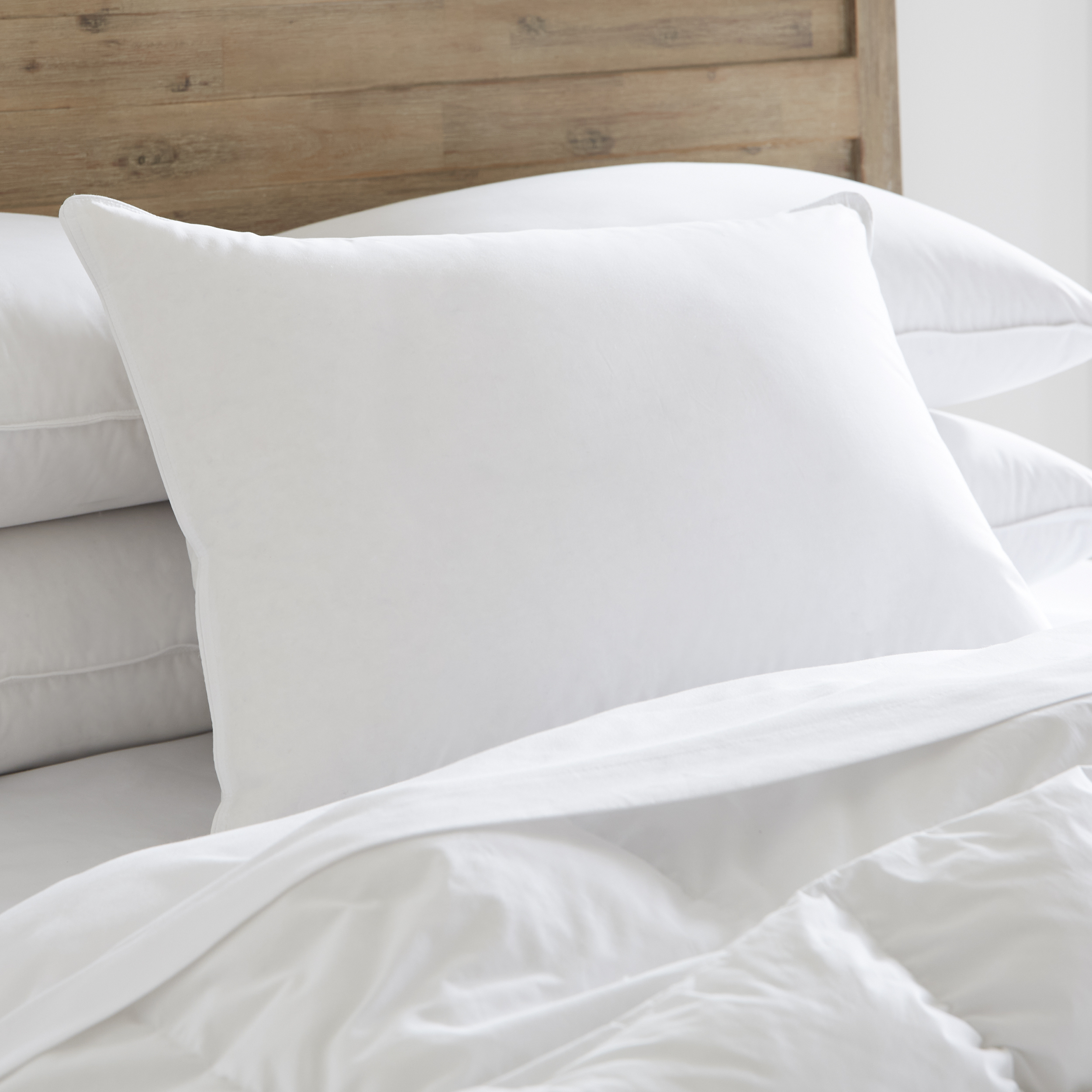 Image of Hotel Tria Organic Cotton Cover All Down Pillow Standard/Queen | Pacific Coast Feather