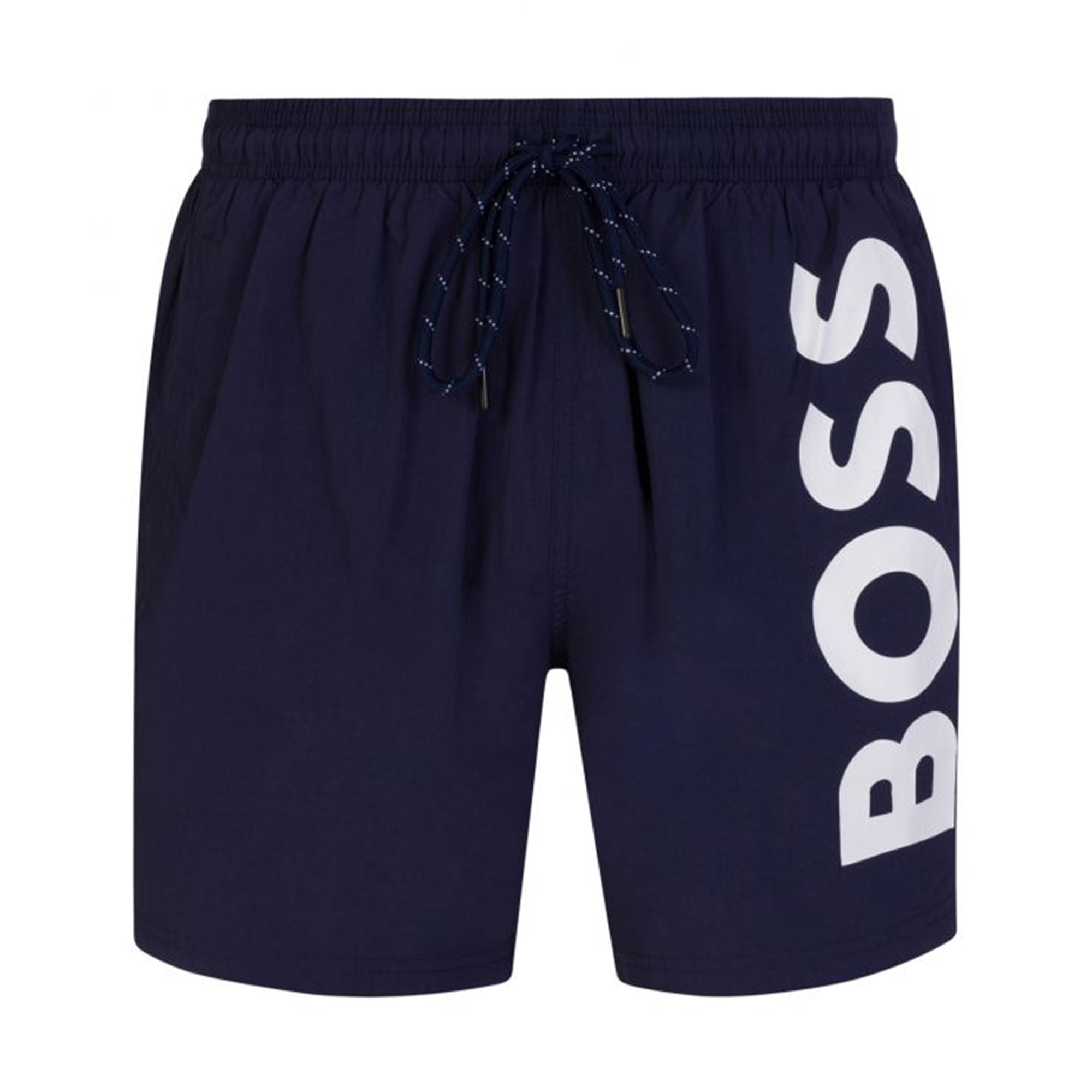 Image of Hugo Boss Mens Logo Swim Shorts Navy M