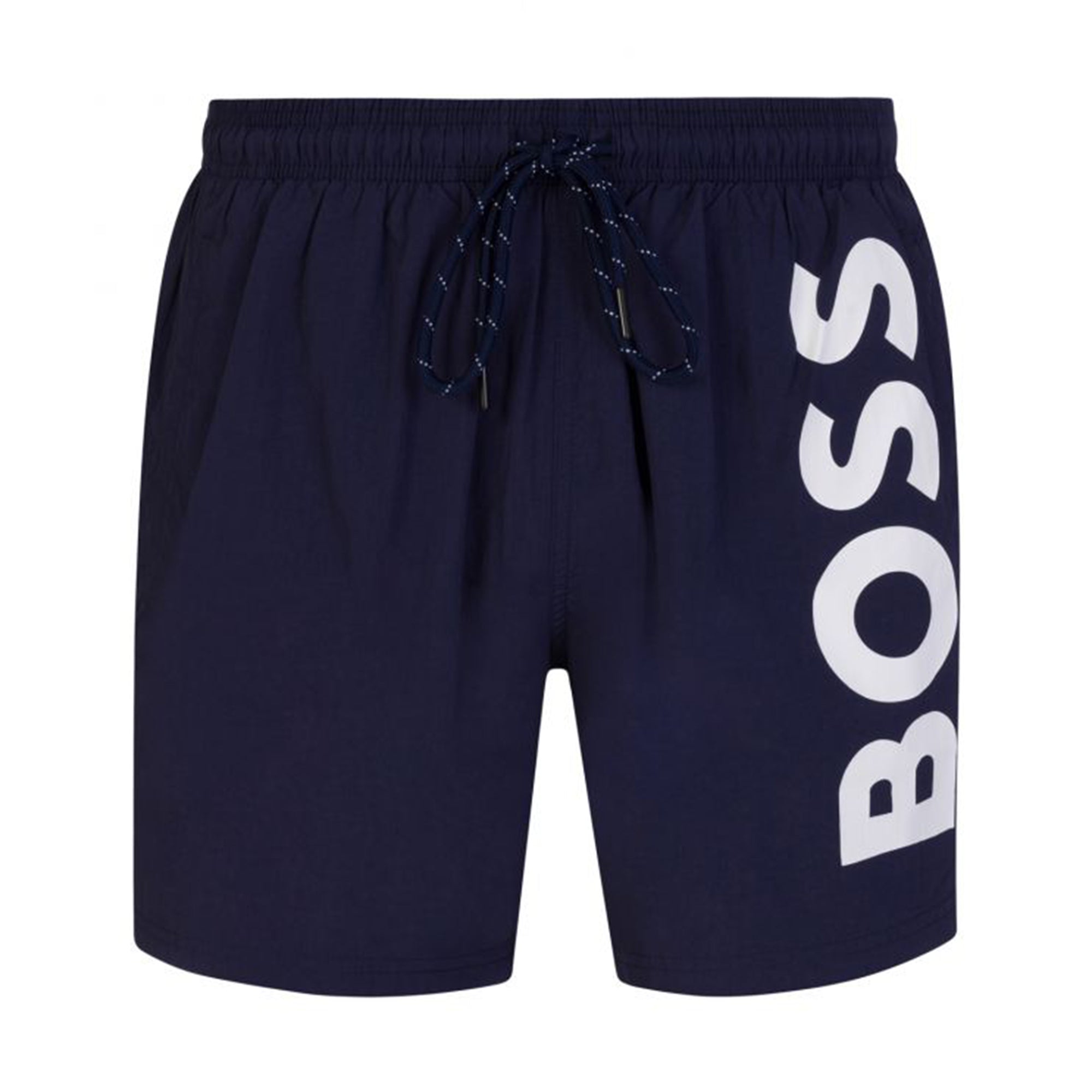 Image of Hugo Boss Mens Logo Swim Shorts Navy XXL
