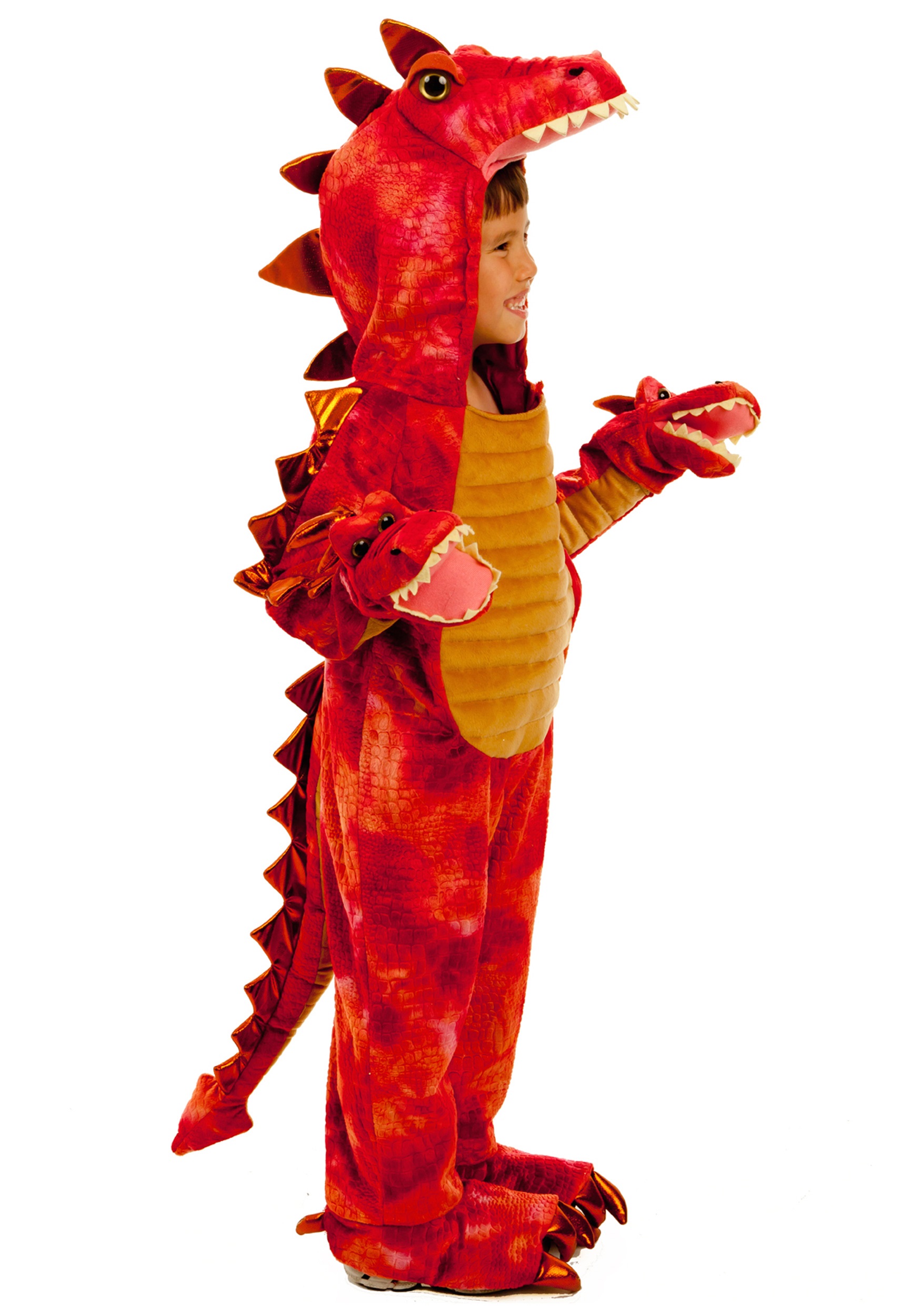 Image of Hydra Red Dragon Costume | Dragon Halloween Costume ID PR4157-2T