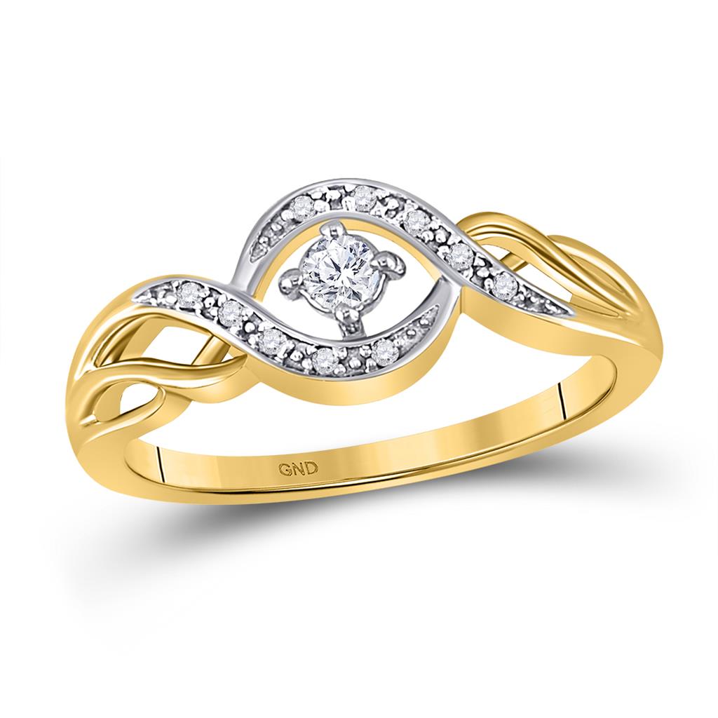 Image of ID 1 1/10CTW-Diamond GIFT PROMISE RING