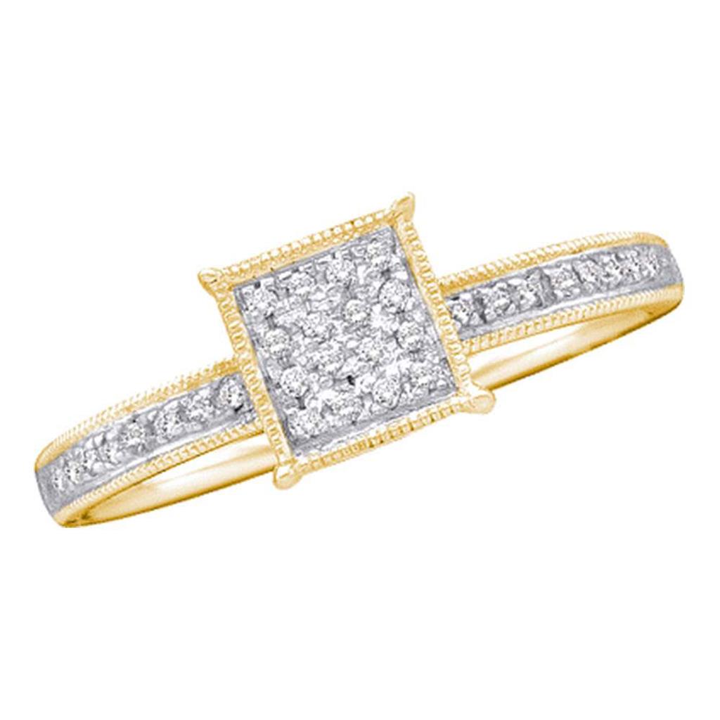 Image of ID 1 1/10CTW-Diamond MIRCO-PAVE RING