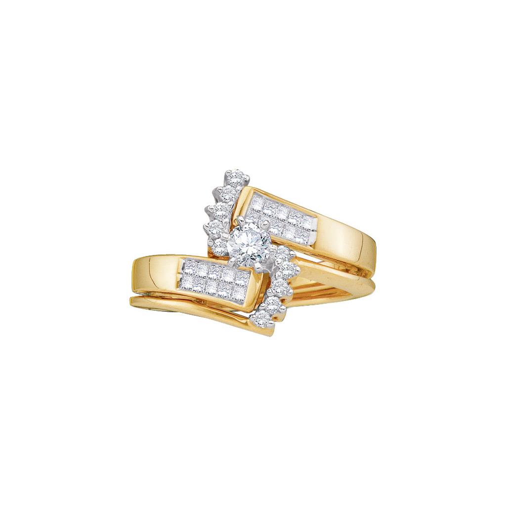 Image of ID 1 1/2CT-Diamond 1/5CT-CRD BRIDAL SET CERTIFIED