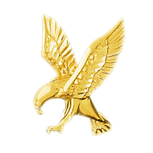 Image of ID 1 14K Gold 25MM Eagle Pendant