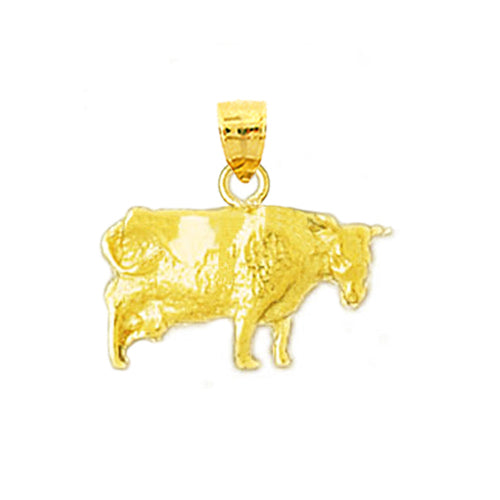 Image of ID 1 14K Gold Cow Charm