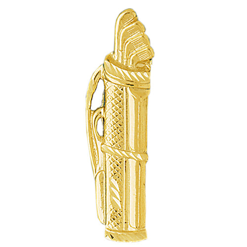 Image of ID 1 14K Gold Golf Bag Pendant