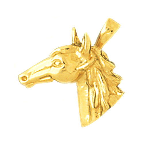 Image of ID 1 14K Gold Horse Head Charm