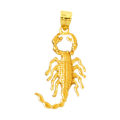Image of ID 1 14K Gold Mini Scorpion Charm