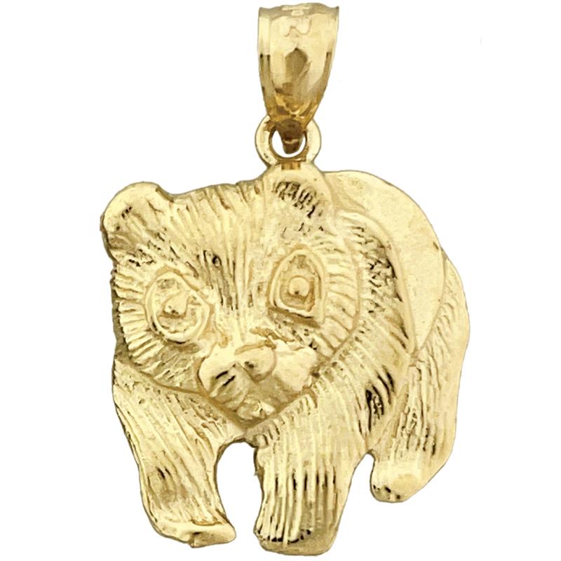 Image of ID 1 14K Gold Panda Bear Pendant