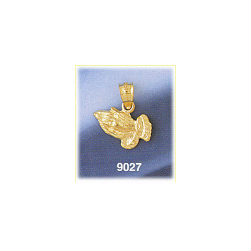 Image of ID 1 14K Gold Praying Hands Charm