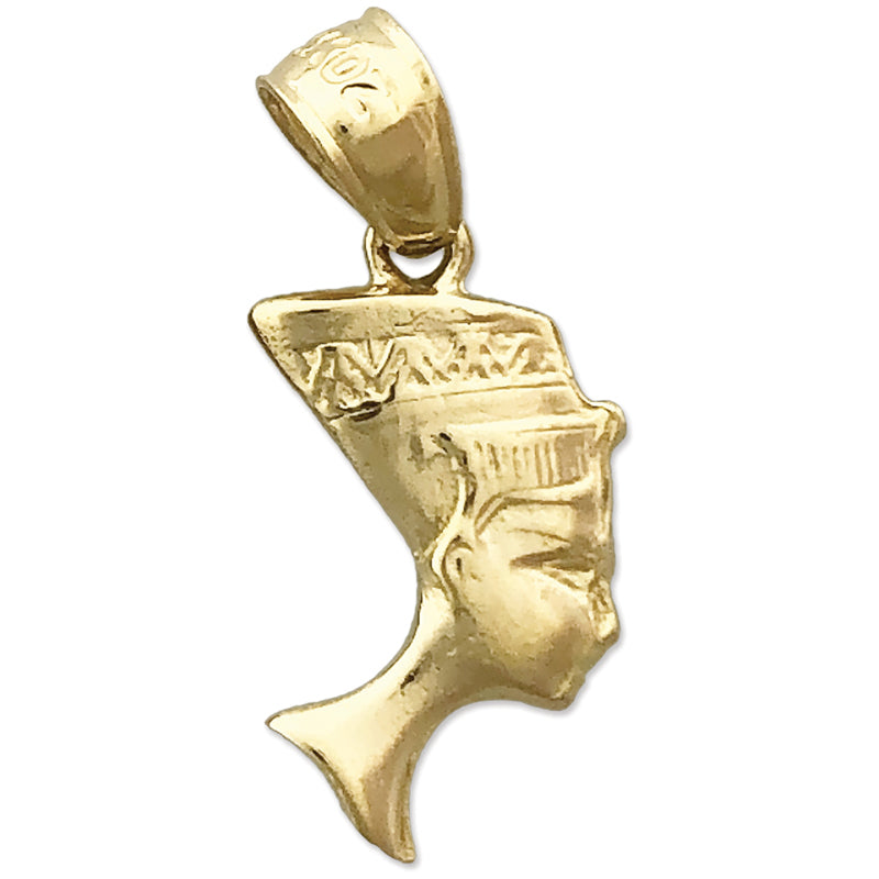 Image of ID 1 14K Gold Queen Nefertiti Of Egypt Charm