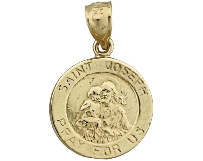 Image of ID 1 14K Gold Saint Joseph Charm
