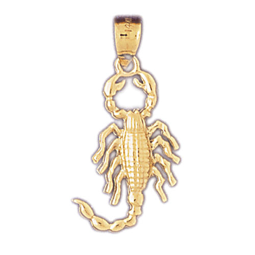 Image of ID 1 14K Gold Zodiac Scorpio Charm