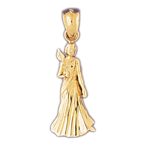 Image of ID 1 14K Gold Zodiac Virgo Charm