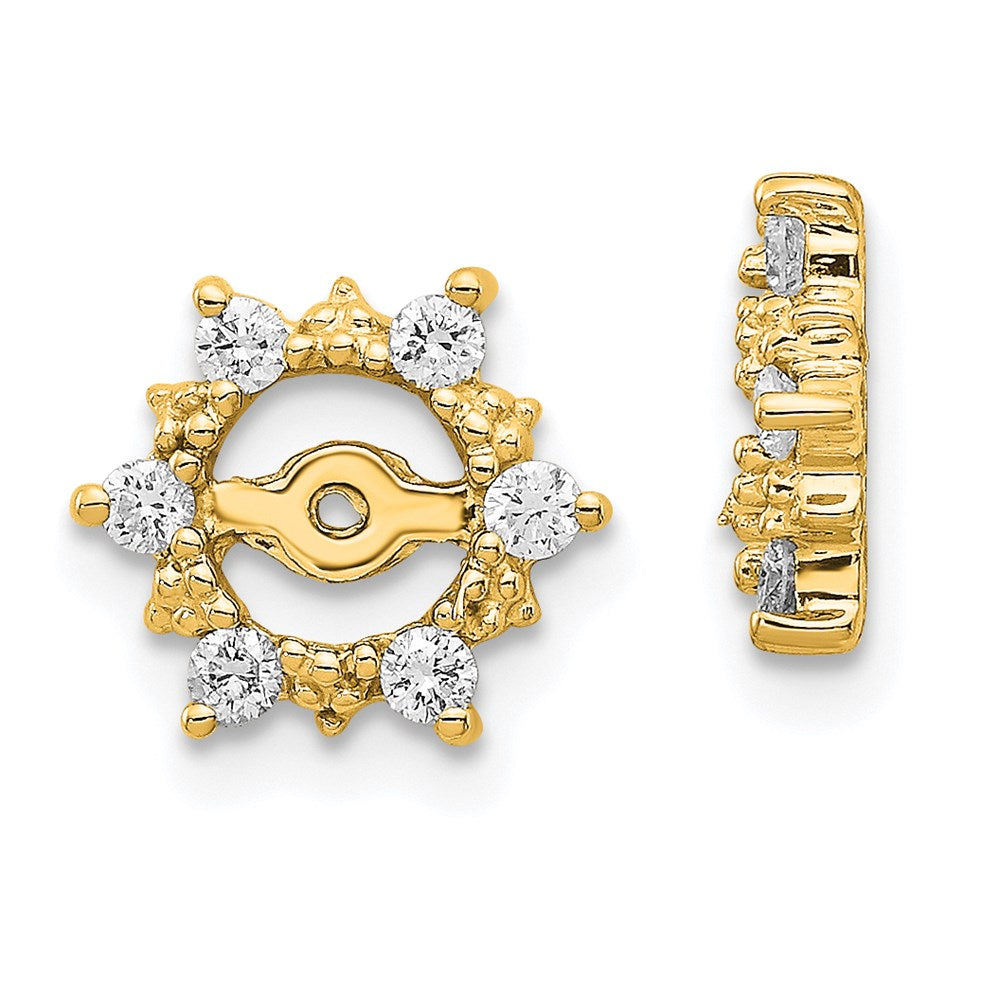 Image of ID 1 14k A Diamond earring jacket