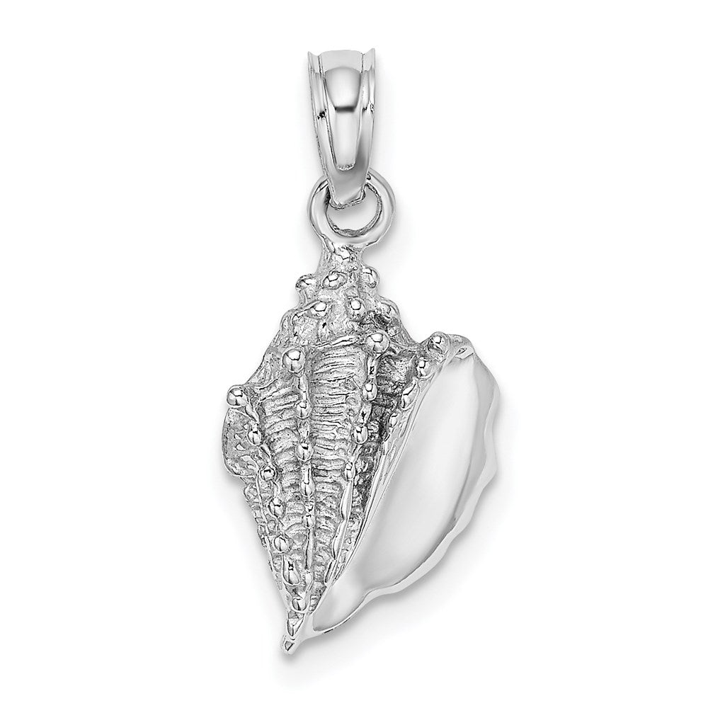 Image of ID 1 14k White Gold Conch Shell Charm