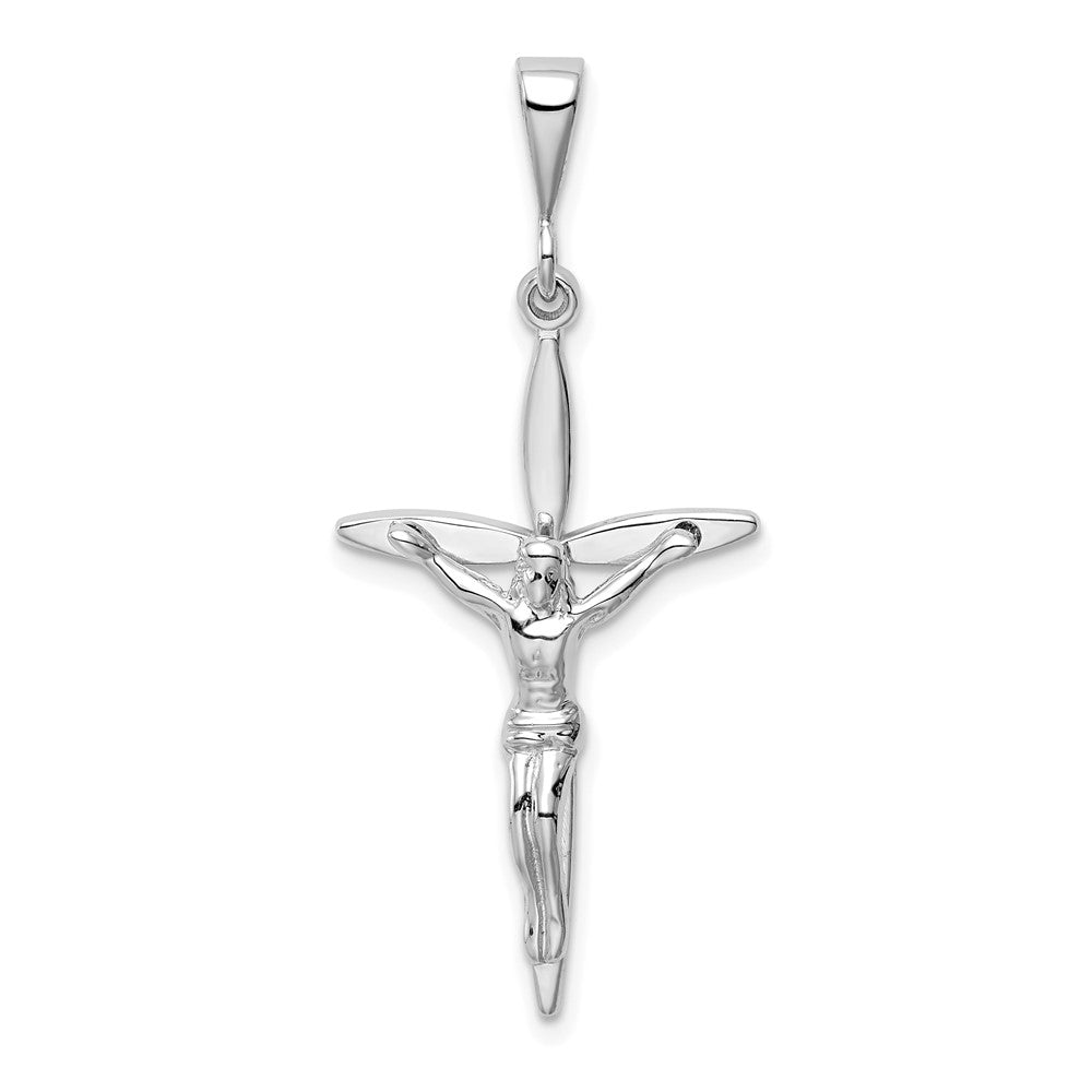 Image of ID 1 14k White Gold Passion Crucifix Pendant