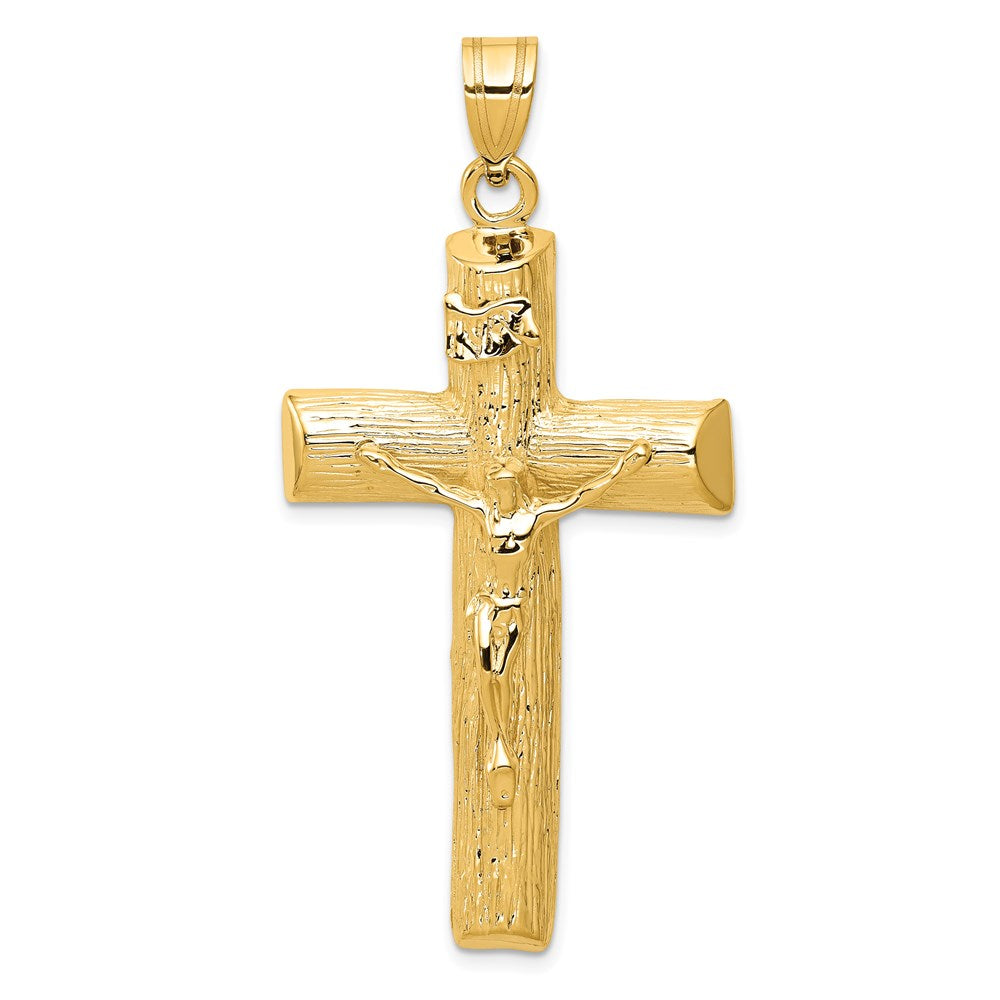 Image of ID 1 14k Yellow Gold Crucifix Charm