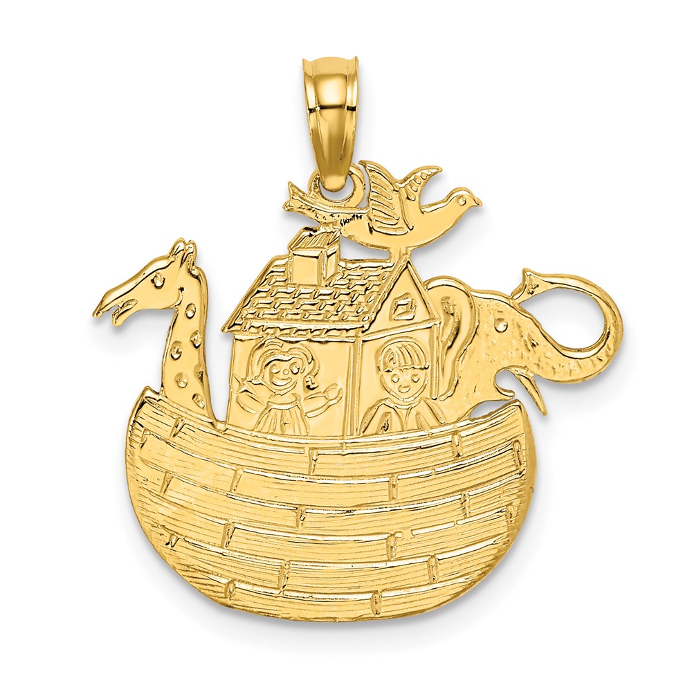 Image of ID 1 14k Yellow Gold Noahs Ark Charm