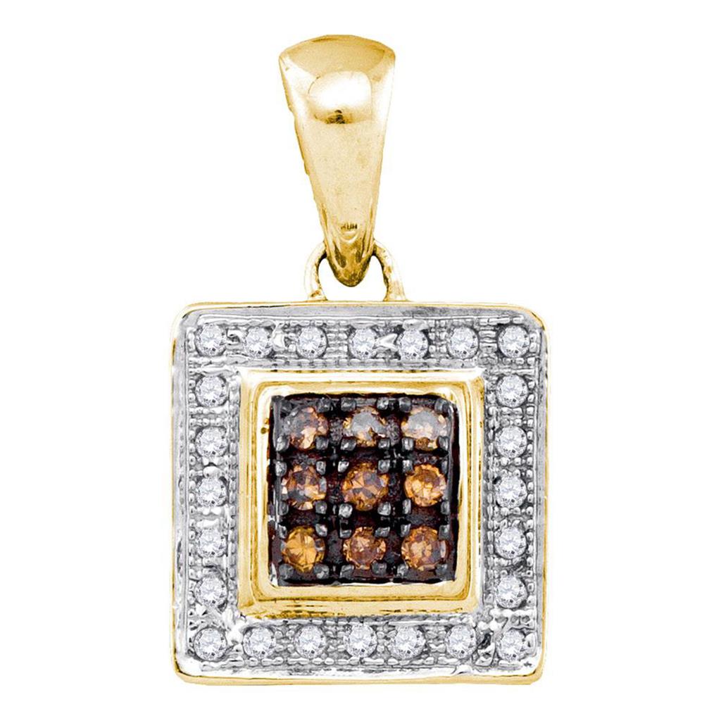 Image of ID 1 1/6CTW-Diamond FASHION BROWN PENDANT