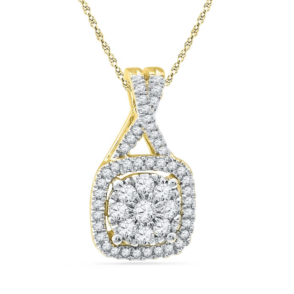 Image of ID 1 3/8CTW-Diamond GIFT PENDANT