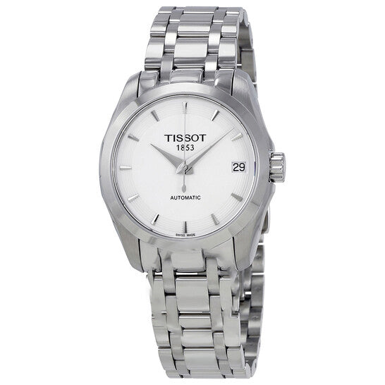 Image of ID 1 Original Tissot Couturier Automatic Silver Dial Ladies Watch T0352071101100