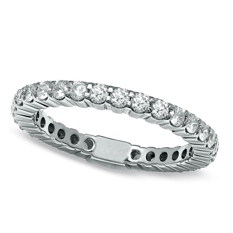 Image of ID 1 Previously Owned - 10 CT TW Natural Diamond Eternity Band in Solid 14K White Gold