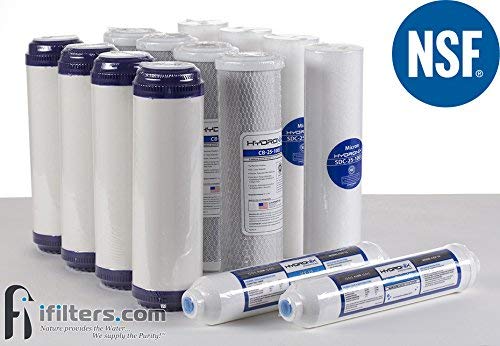 Image of ID 1190373362 Hydronix 5 Stage RO Reverse Osmosis Water Filter Replacement NSF 14 Filters 1-2 yr Supply