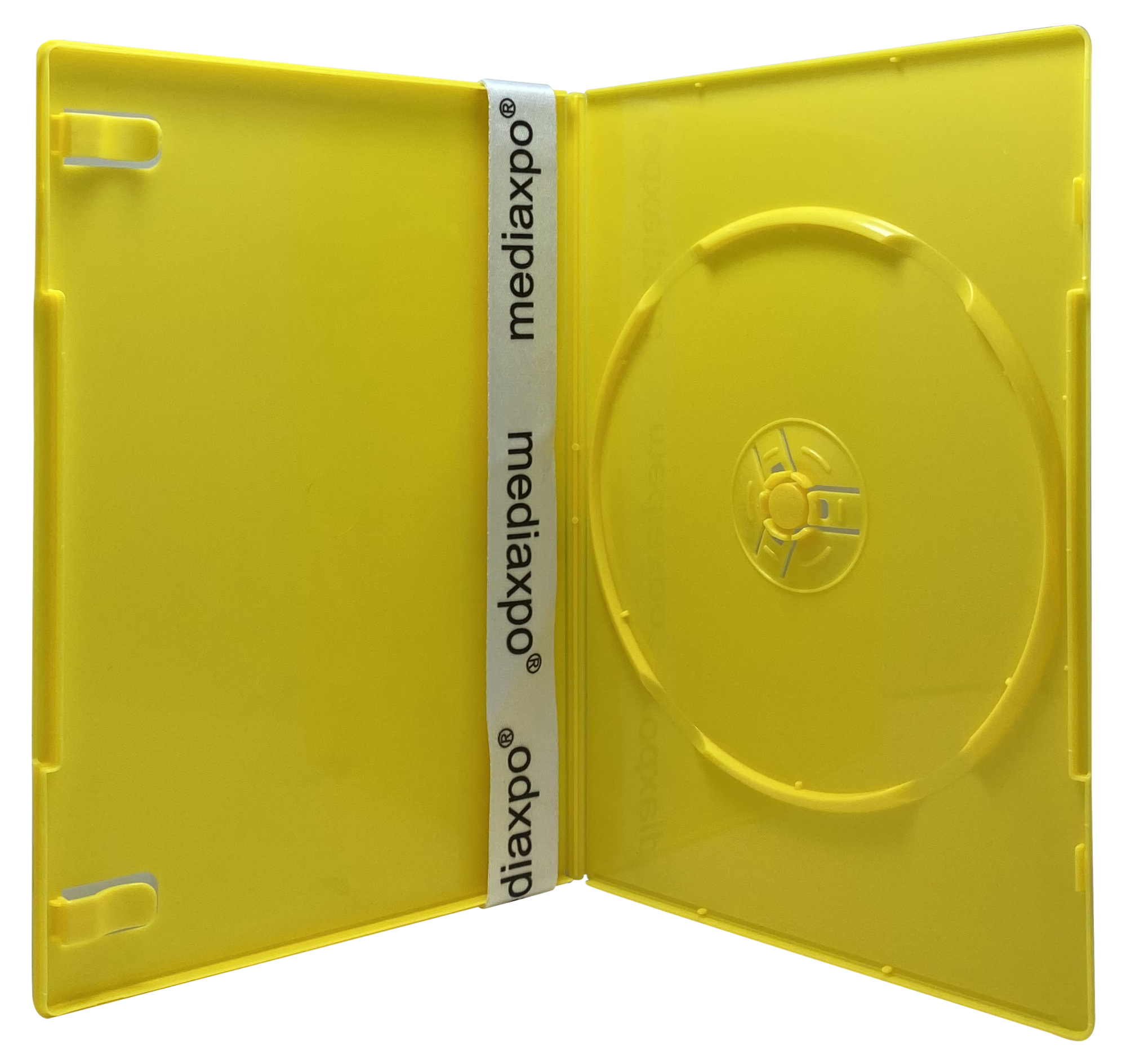 Image of ID 1214260086 200 SLIM Solid Yellow Color Single DVD Cases 7MM