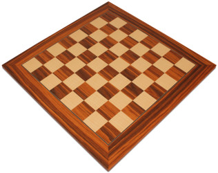 Image of ID 1269758801 Santos Rosewood & Maple Deluxe Chess Board - 2375" Squares