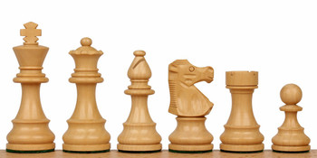 Image of ID 1302922956 French Lardy Carry-All Chess Set Ebonized & Boxwood Pieces - Brown