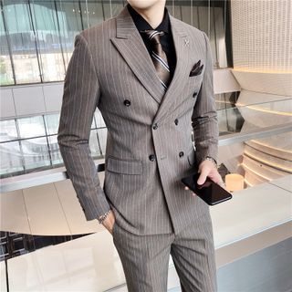 Image of ID 1312242722 Double Breasted Blazer / Vest / Dress Pants / Set