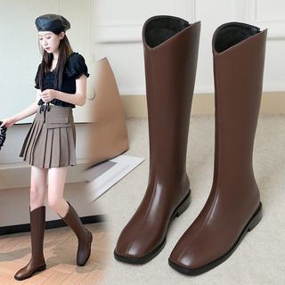 Image of ID 1312454269 Faux Leather Tall Boots